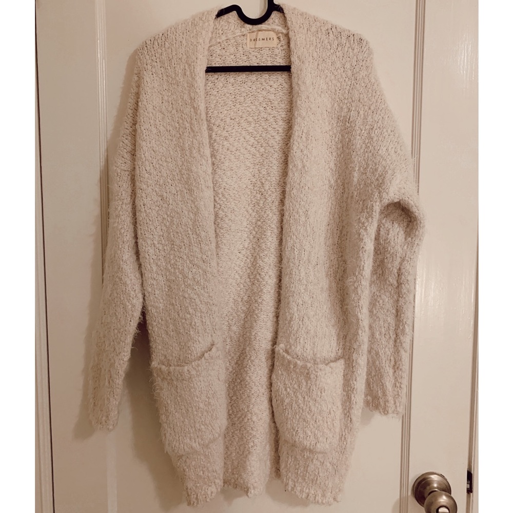 Dreamers Fuzzy Cardigan